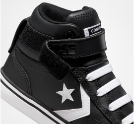 Converse Παιδικά Sneakers High Youth Pro Blaze Strap για Αγόρι Μαύρα