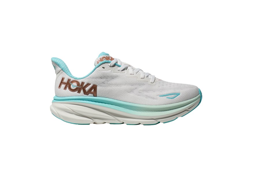 Hoka Clifton 9 Γυναικεία Αθλητικά Παπούτσια Running Λευκά