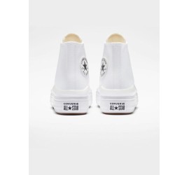 Converse Chuck Taylor All Star Move Γυναικεία Sneakers Λευκά