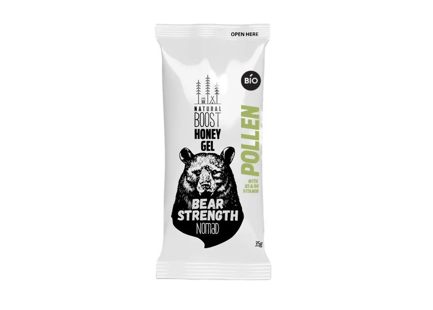 Nomad Honey | Bear Strength POLLEN Energy Gel Bio