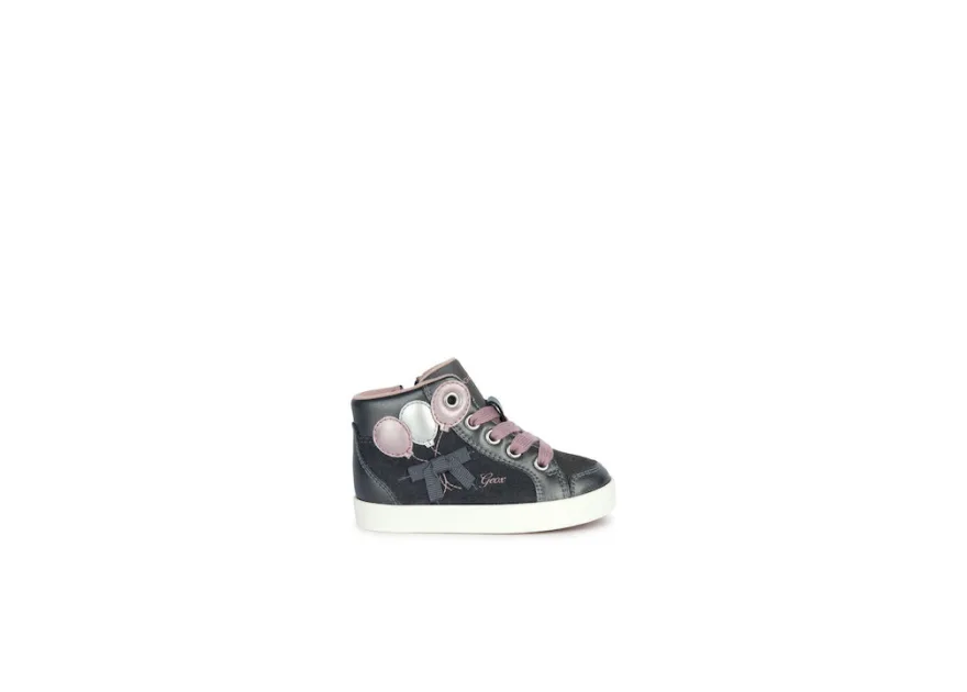 Geox Παιδικά Sneakers High Γκρι