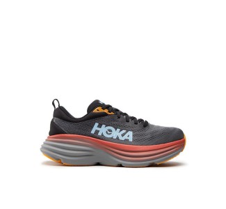 Hoka Bondi 8 Ανδρικά Αθλητικά Παπούτσια Running Γκρι