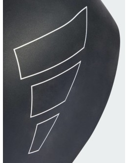 Adidas Logo Σκουφάκι Κολύμβησης Ενηλίκων από Σιλικόνη Μαύρο