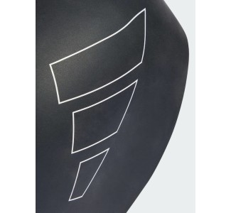 Adidas Logo Σκουφάκι Κολύμβησης Ενηλίκων από Σιλικόνη Μαύρο