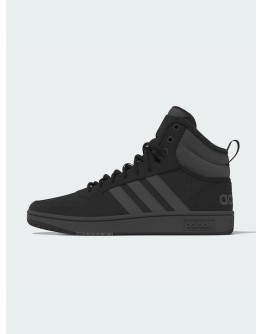 Adidas Hoops 3.0 Ανδρικά Μποτάκια Μαύρα