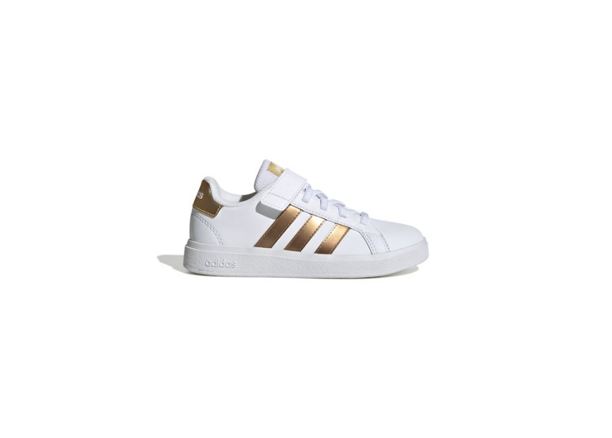 Adidas Παιδικά Sneakers Grand Court 2.0 Λευκά