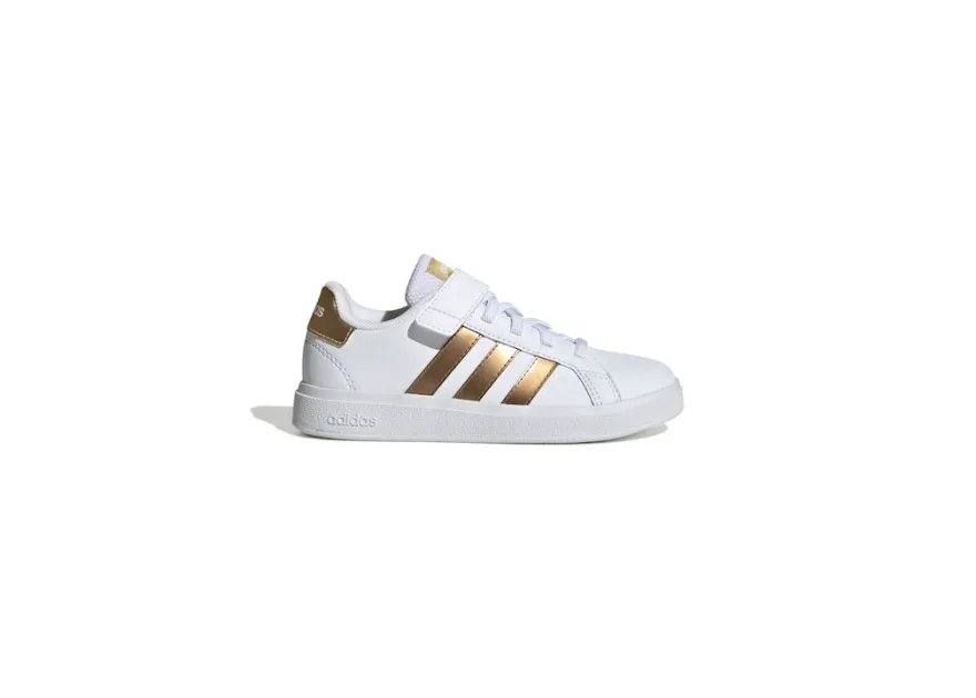 Adidas Παιδικά Sneakers Grand Court 2.0 Λευκά