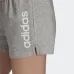 Adidas Essential Slim Logo Αθλητικό Γυναικείο Σορτς Γκρι