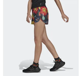 Adidas Wmn's Run Fast Flower Running Shorts