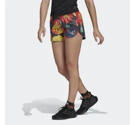 Adidas Wmn's Run Fast Flower Running Shorts
