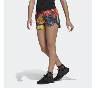 Adidas Wmn's Run Fast Flower Running Shorts