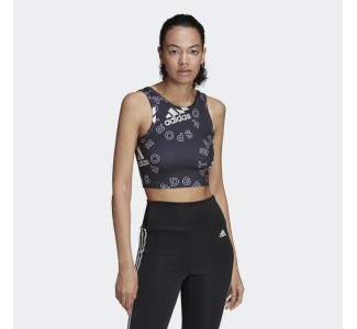 Adidas Designed To Move Graphic Crop Top