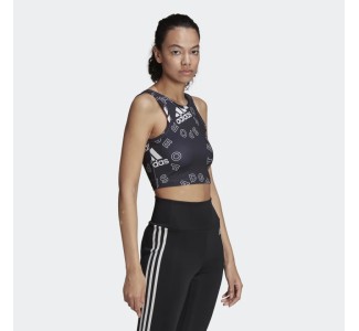 Adidas Designed To Move Graphic Crop Top