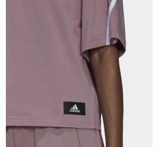 Adidas Future Icons 3 Stripes Αθλητικό Γυναικείο T-shirt  Μωβ