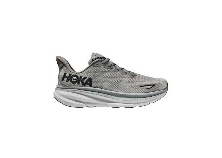 Hoka Clifton 9 Αθλητικά Παπούτσια Running Γκρι