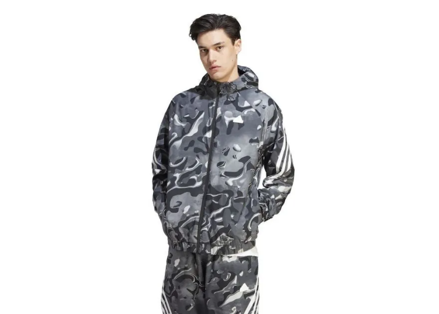 Adidas Future Icons Allover Print Full-Zip Hoodie