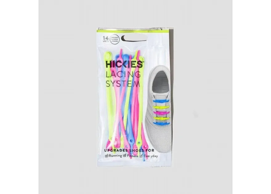 Hickies 2.0 Unisex Neon Multi Laces