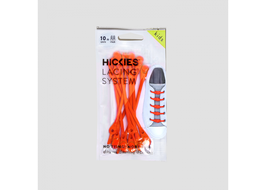 Hickies 2.0 Kid's Solar Red Laces