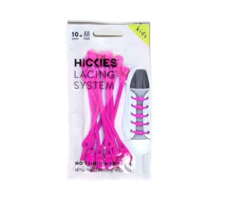 Hickies 2.0 Kid's Glitter Pink Laces