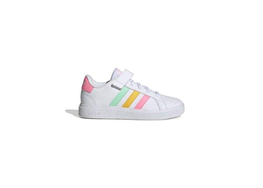 Adidas Grand Court Παιδικά Sneakers με Σκρατς