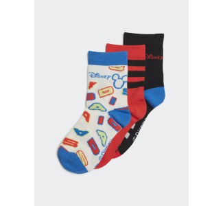 Adidas Αθλητικές Παιδικές Κάλτσες Μακριές Πολύχρωμες 3 Ζευγάρια
