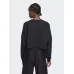 Adidas Cropped Γυναικείο Φούτερ Μαύρο