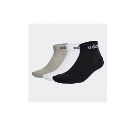 Adidas Linear Ankle Αθλητικές Κάλτσες Πολύχρωμες 3 Ζεύγη