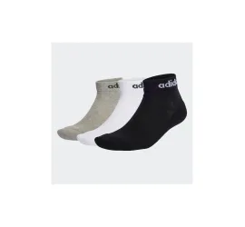 Adidas Linear Ankle Αθλητικές Κάλτσες Πολύχρωμες 3 Ζεύγη