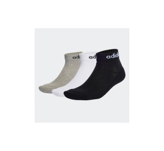 Adidas Linear Ankle Αθλητικές Κάλτσες Πολύχρωμες 3 Ζεύγη