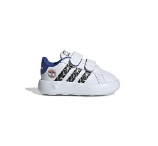 Adidas Grand Court Παιδικά Sneakers με Σκρατς Λευκά