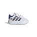 Adidas Grand Court Παιδικά Sneakers με Σκρατς Λευκά