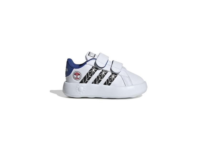 Adidas Grand Court Παιδικά Sneakers με Σκρατς Λευκά