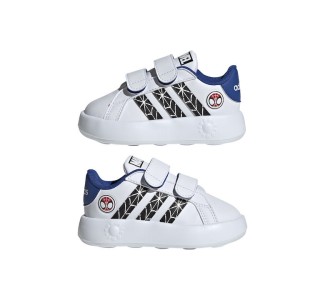 Adidas Grand Court Παιδικά Sneakers με Σκρατς Λευκά