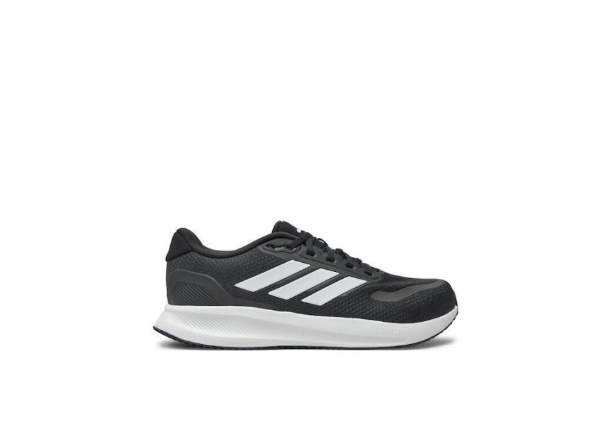 adidas Runfalcon 5 Wide Ανδρικά Αθλητικά Παπούτσια Running Μαύρο