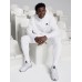 Adidas Ανδρική Φούτερ Ζακέτα με Κουκούλα Λευκή