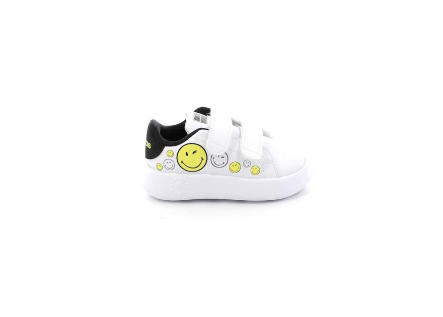 adidas Advantage Παιδικά Sneakers με Σκρατς Λευκά