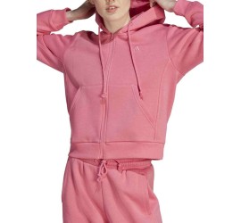 Adidas All Szn Γυναικείο Φούτερ με Κουκούλα Ροζ