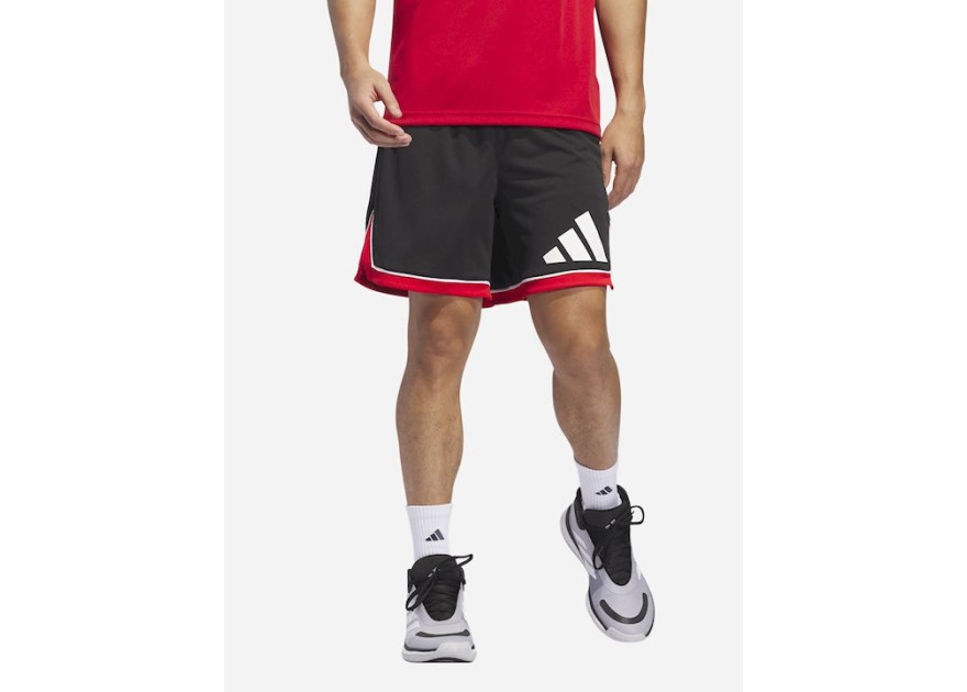 adidas Badge Αθλητική Ανδρική Βερμούδα Μαύρη