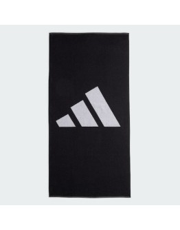 adidas Πετσέτα Θαλάσσης Βαμβακερή Μαύρη 140x70εκ.