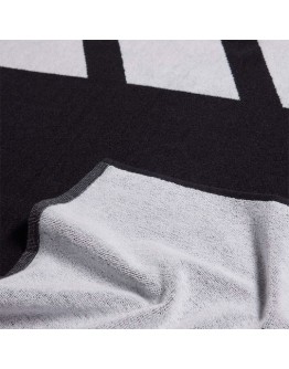 adidas Πετσέτα Θαλάσσης Βαμβακερή Μαύρη 140x70εκ.