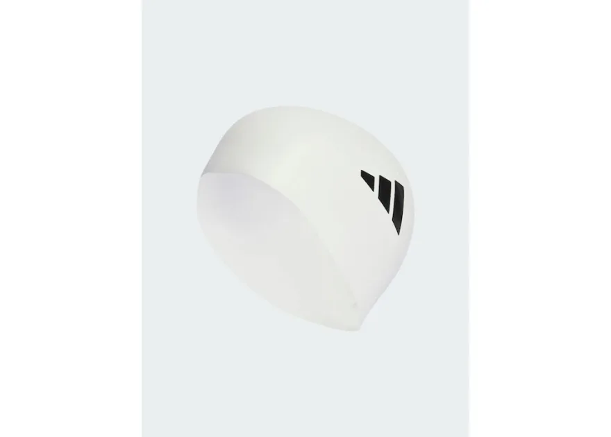 adidas 3-stripes Swim Cap Σκουφάκι Κολύμβησης  Λευκό