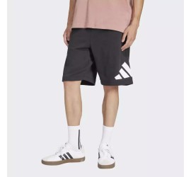 Adidas Big Logo French Terry Ανδρική Βερμούδα Μαύρη