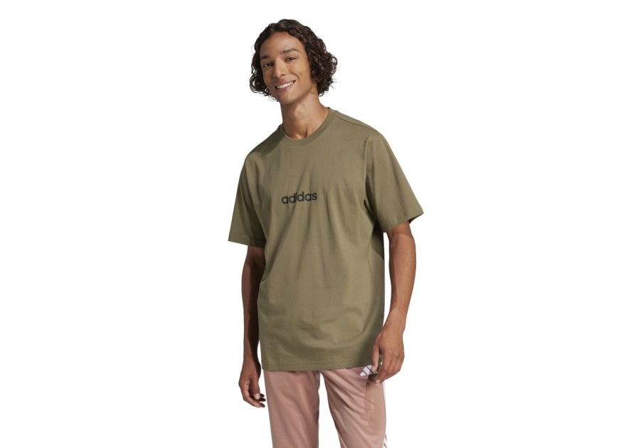 Adidas Sportswear Essentials Linear Single Jersey Tee 