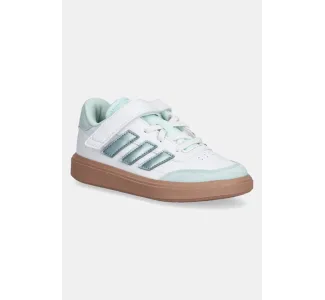 Adidas Παιδικά δερμάτινα αθλητικά παπούτσια COURTBLOCK