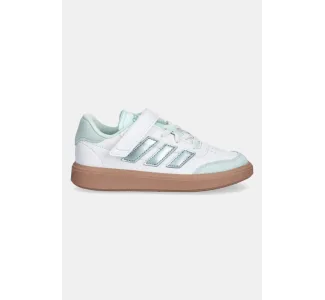 Adidas Παιδικά δερμάτινα αθλητικά παπούτσια COURTBLOCK