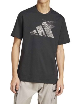 adidas City Escape T-shirt Μαύρο Ανδρικό