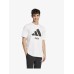 adidas  T-shirt Λευκό Ανδρική