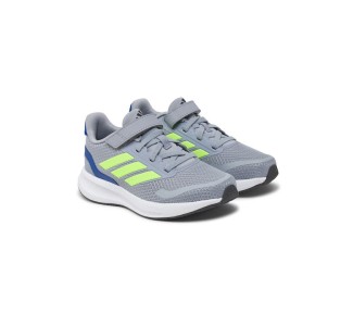 adidas Runfalcon 5 El C Παιδικά Sneakers με Σκρατς Γκρι