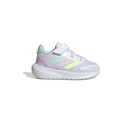adidas Runfalcon 5 El I Αθλητικά Παιδικά Παπούτσια Running με Σκρατς Λευκά