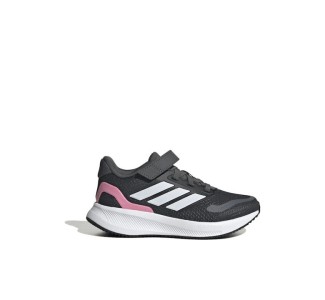 Adidas Runfalcon 5 El C Αθλητικά Παιδικά Παπούτσια Running με Σκρατς Γκρι